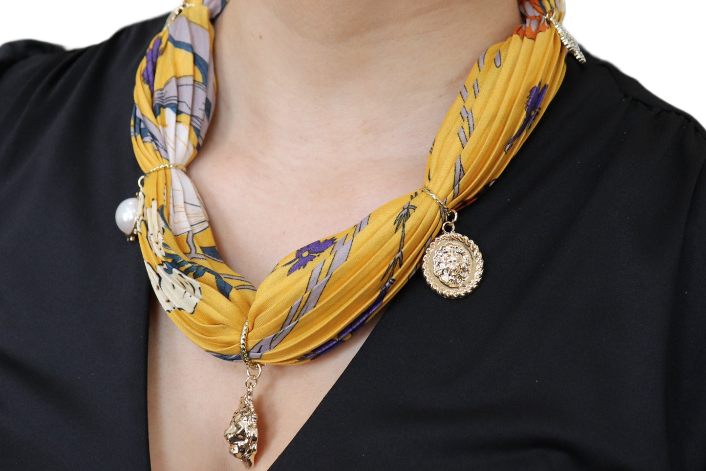 Leona Noor Scarf Necklace