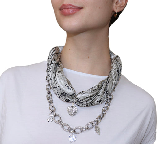 Simine Scarf Necklace