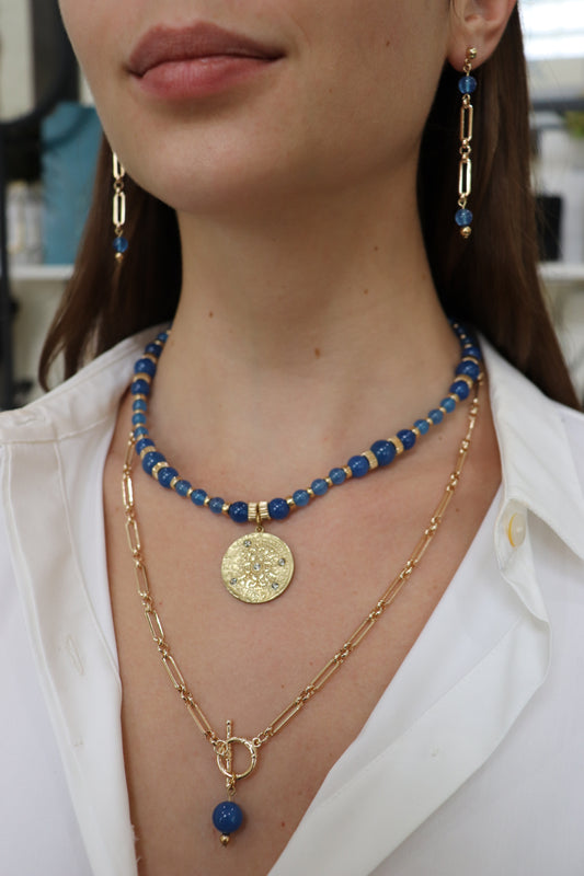 Aab Noor Necklace + Earrings Set