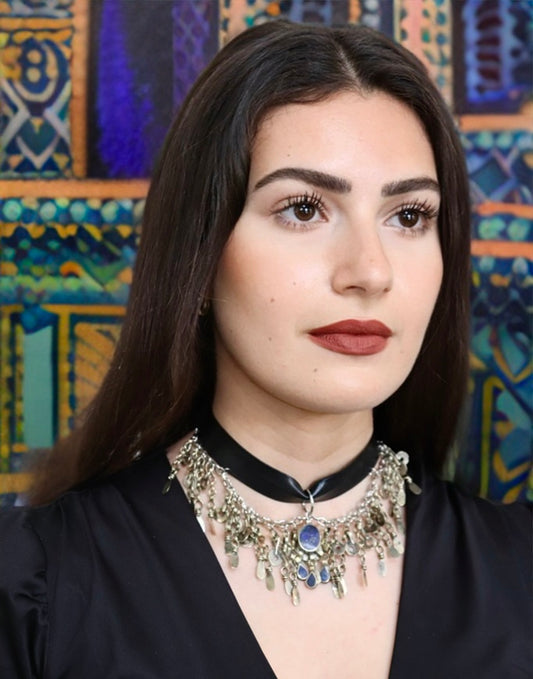 Avisa Azul Choker