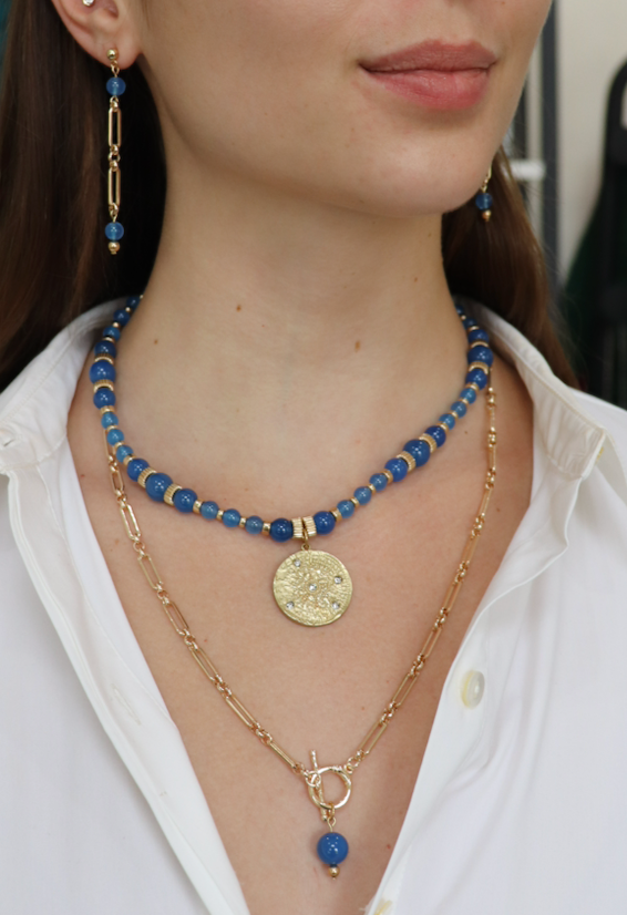 Aab Noor Necklace + Earrings Set