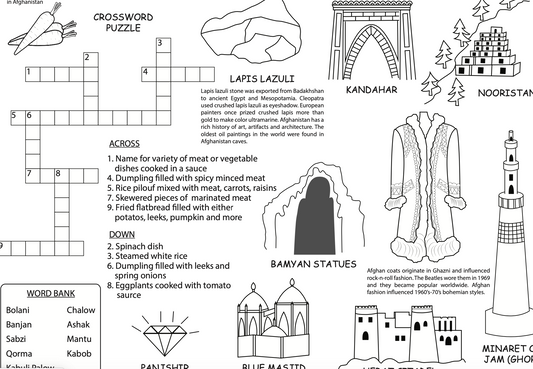Afghanistan Digital Activity Sheet