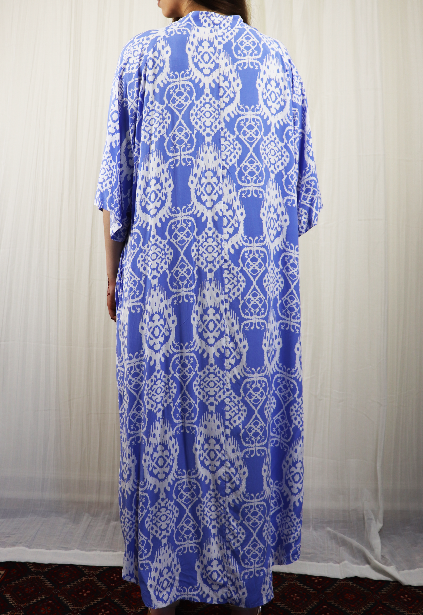 Blue White Tunic-Caftan