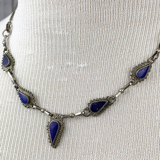 Lapis Lazuli Teardrop Necklace