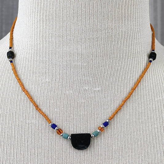 Stone + Bead Necklace