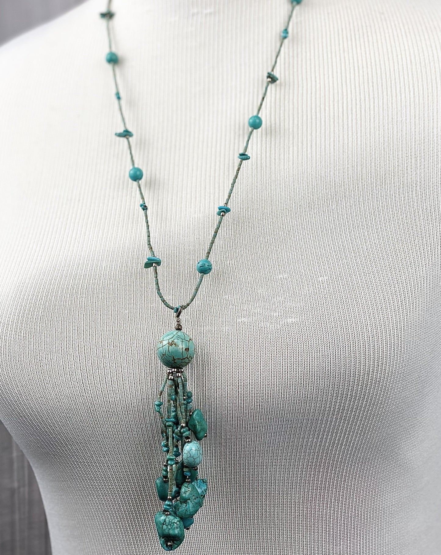 Turquoise Stone Necklace