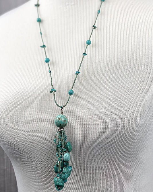 Turquoise Stone Necklace