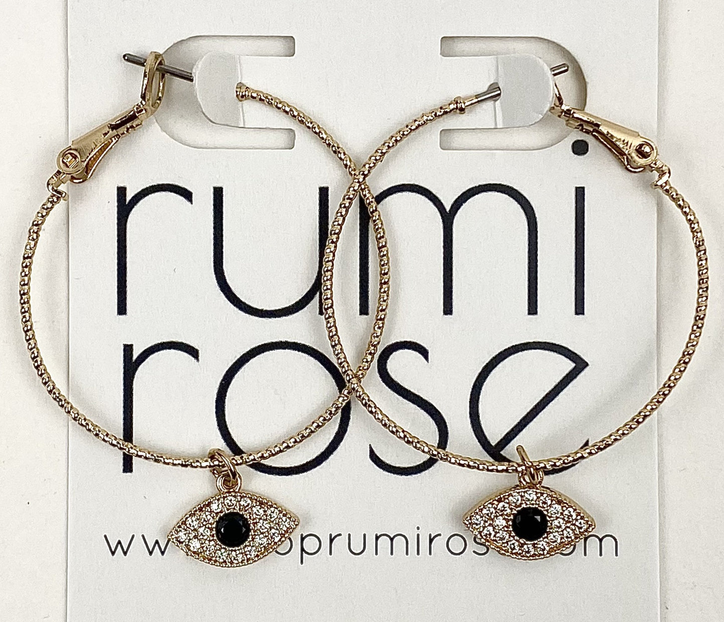 Evil Eye Hoop Earrings
