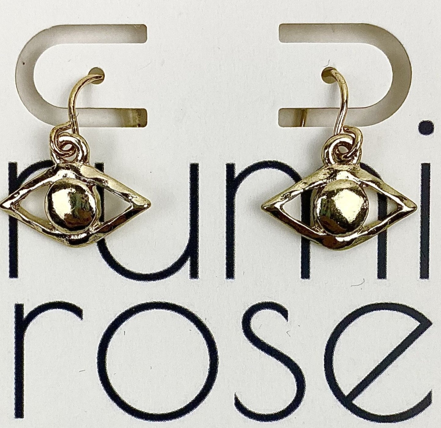 Evil Eye Earrings - Gold