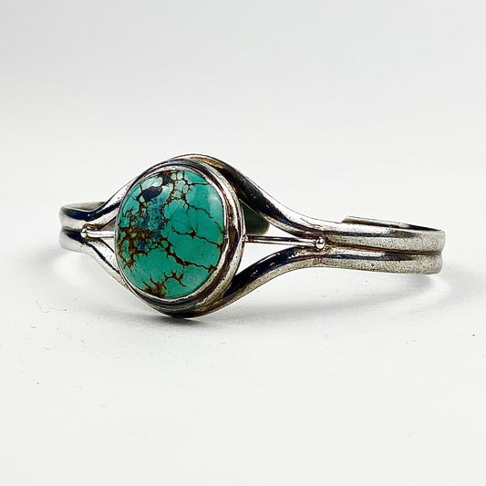 Turquoise Silver Cuff Bracelet