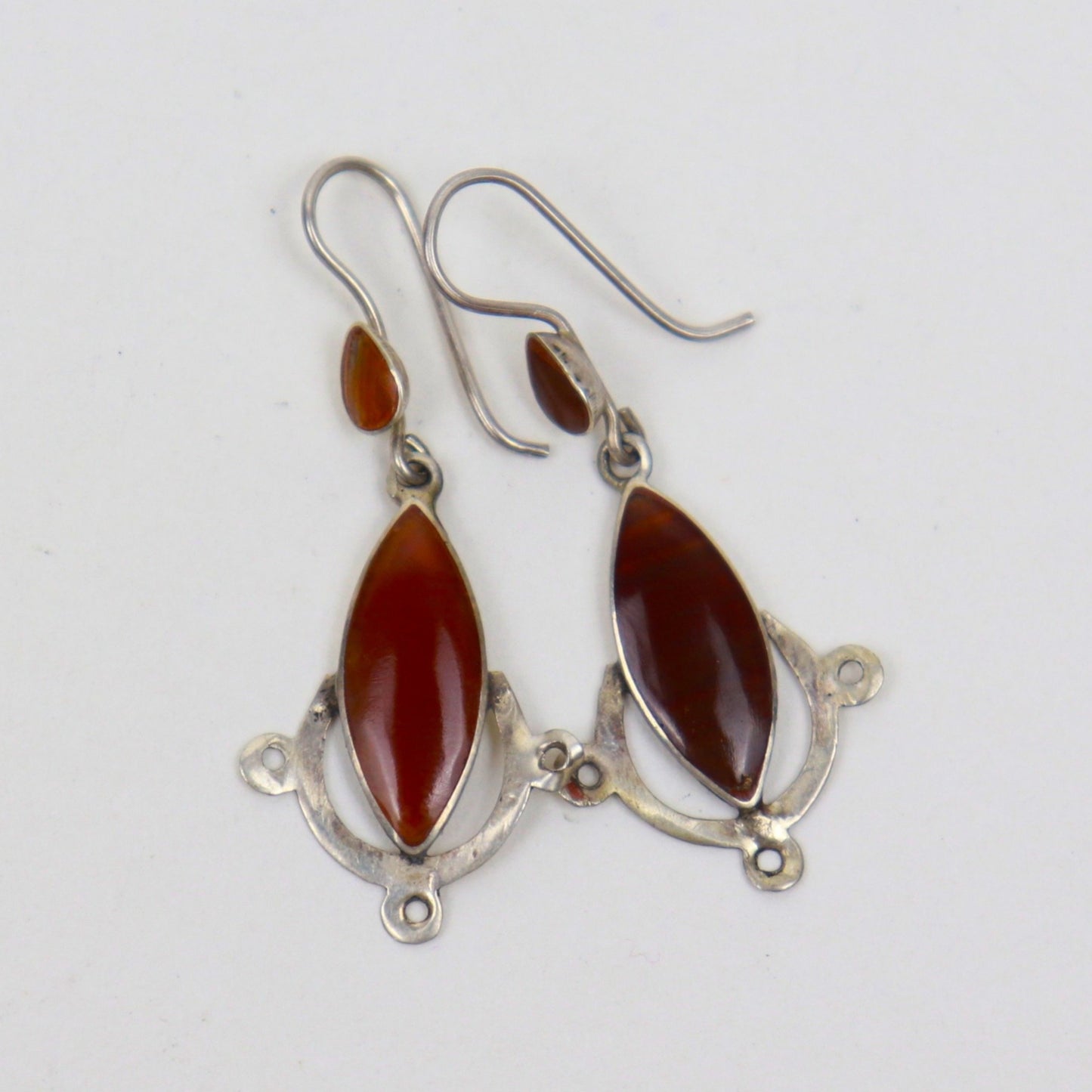 Carnelian Teardrop Earrings
