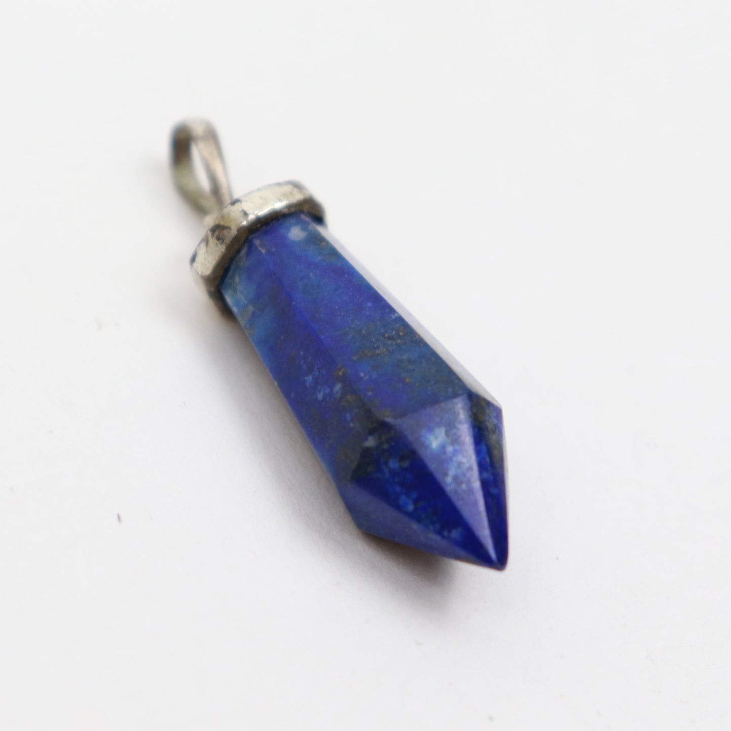 Lapis Crystal Shaped Pendant
