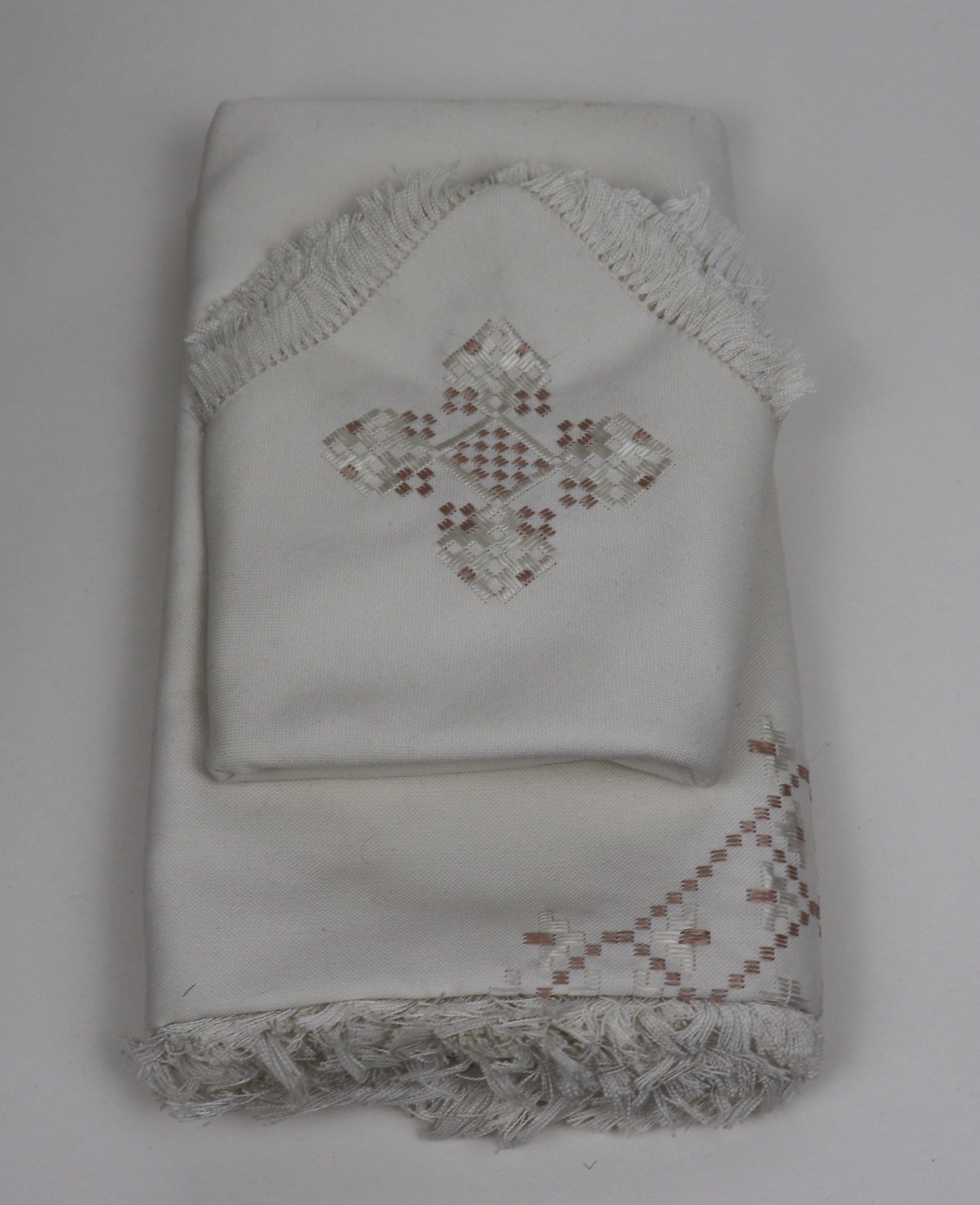 Hand Embroidered Tablecloth and Napkins Set