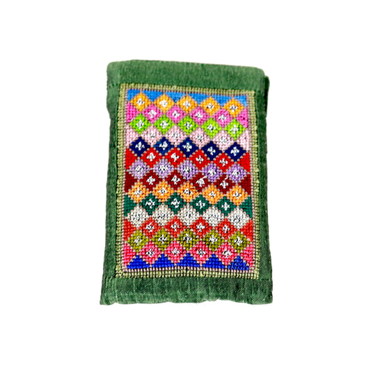 Silk Embroidered Credit/Business Card Holder