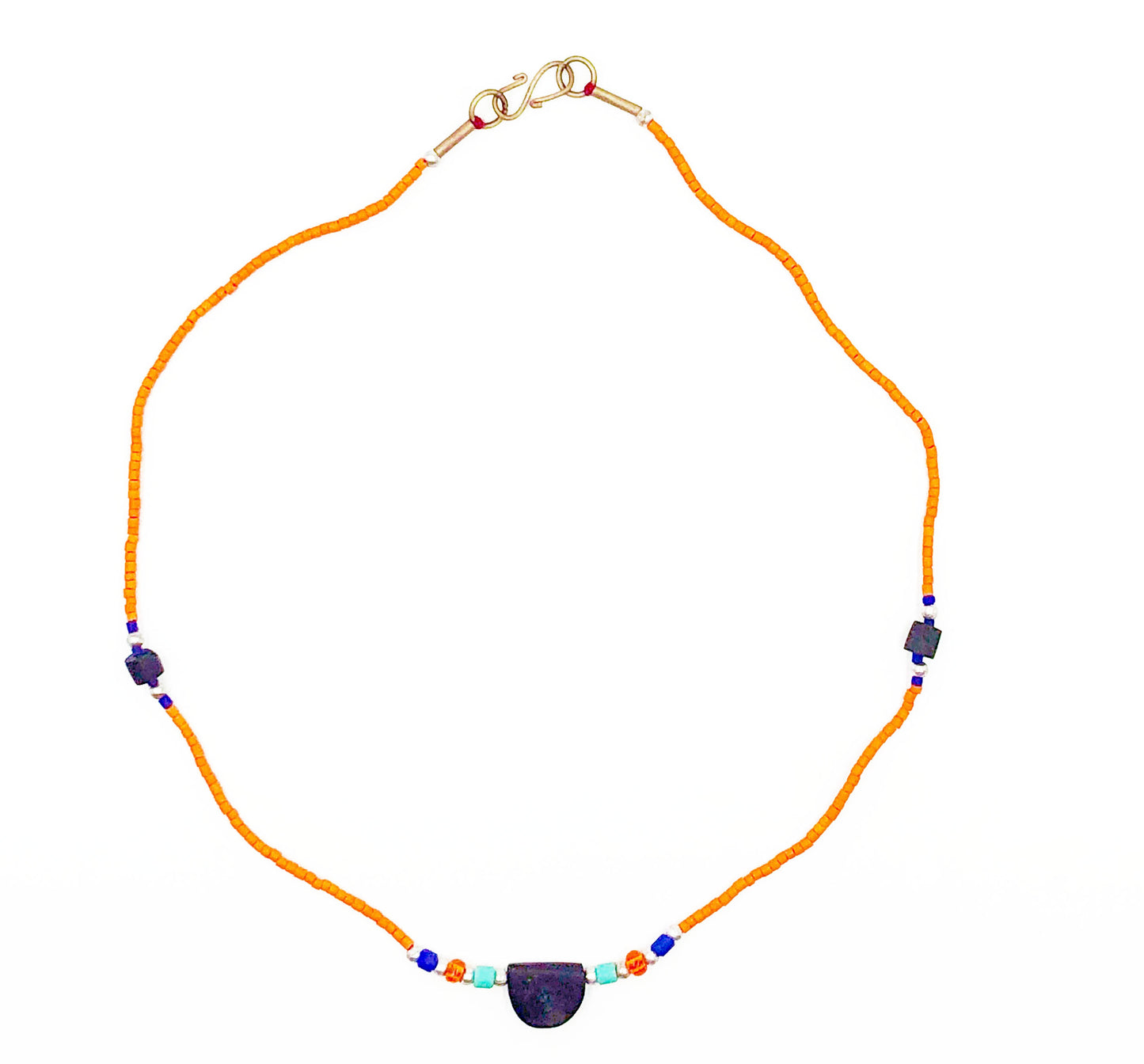 Stone + Bead Necklace