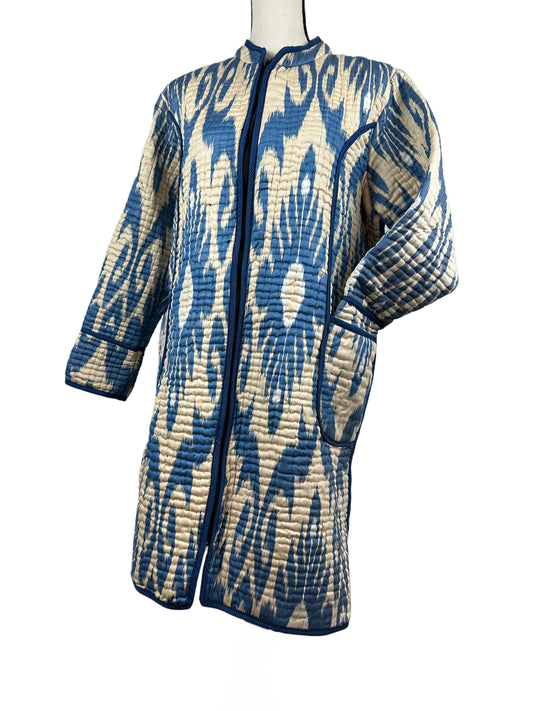 Ikat Jacket - Light Blue (M)