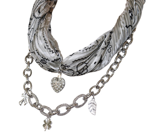 Simine Scarf Necklace