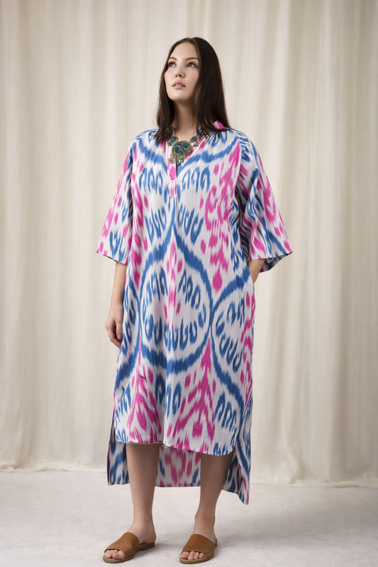 Bukhara Blossom Tunic - Caftan