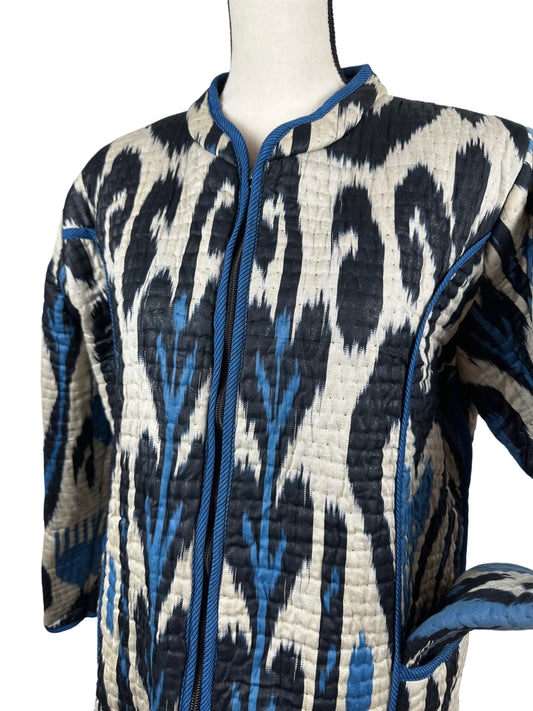 Ikat Jacket - Blue/Black (XL)