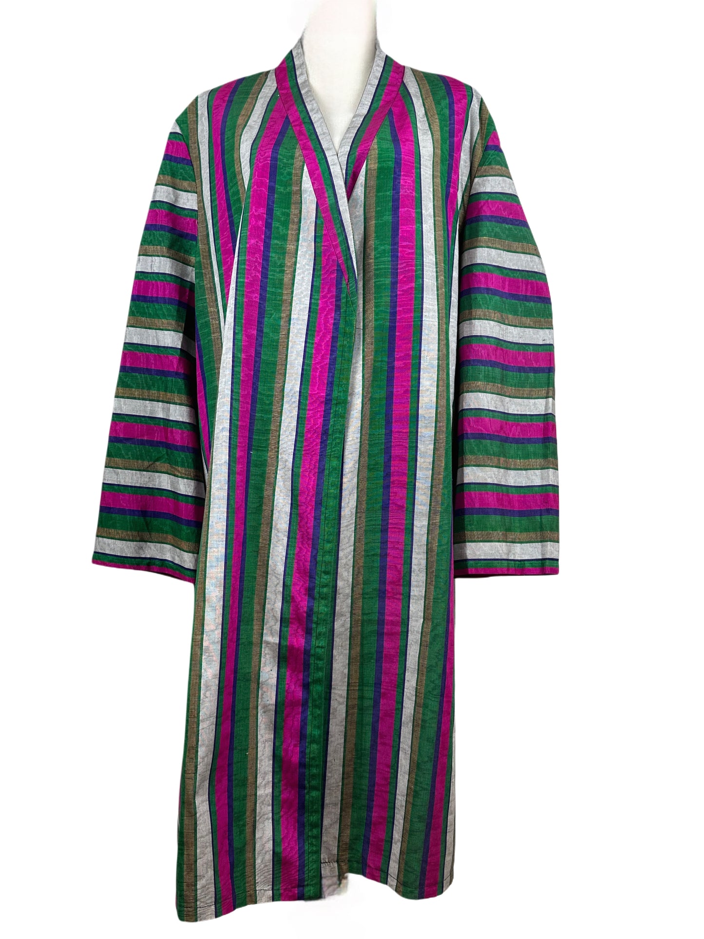 Bukhara Striped Silk Chapan Jacket