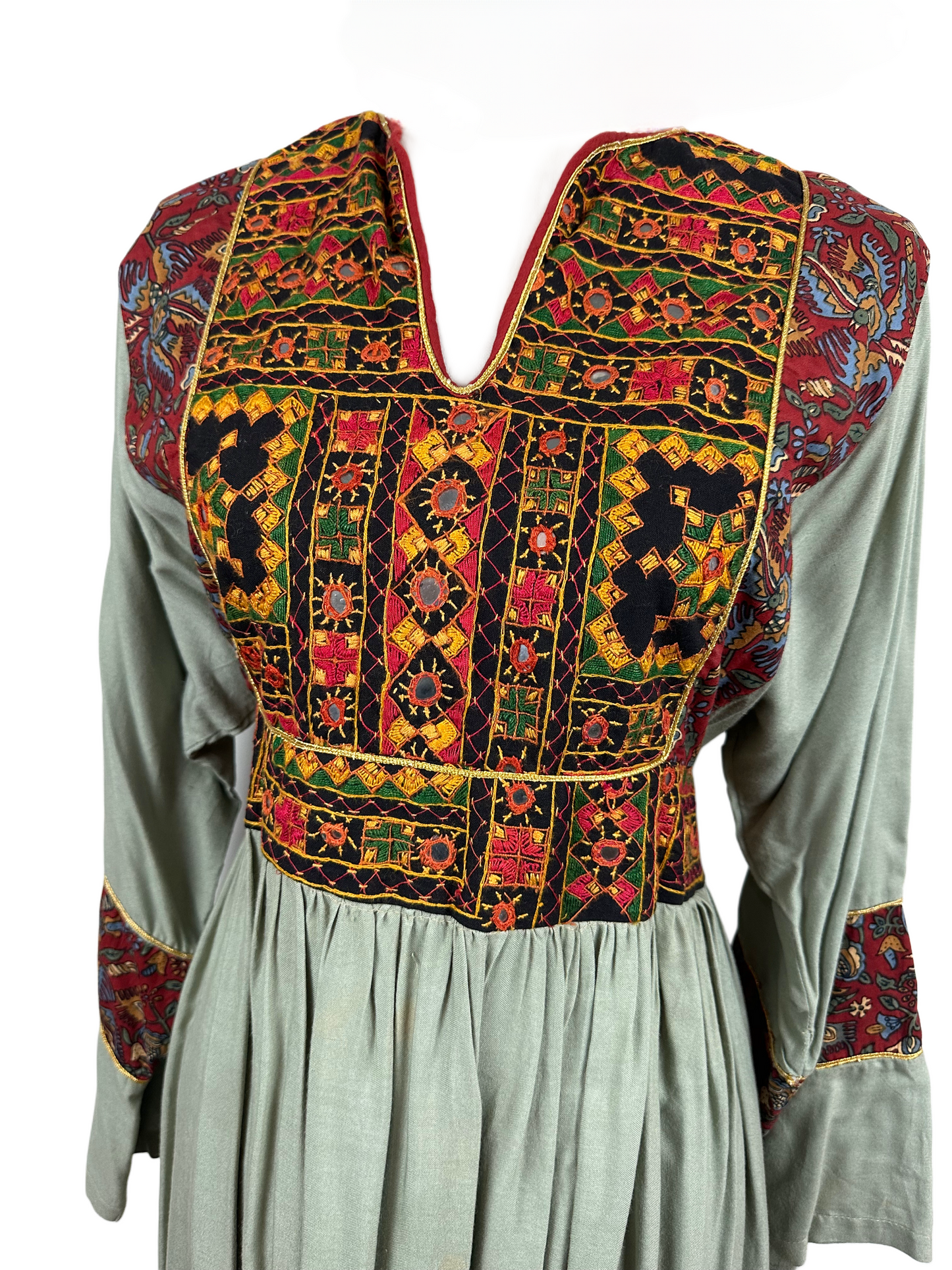 Vintage Afghan Kuchi 1970's Dress