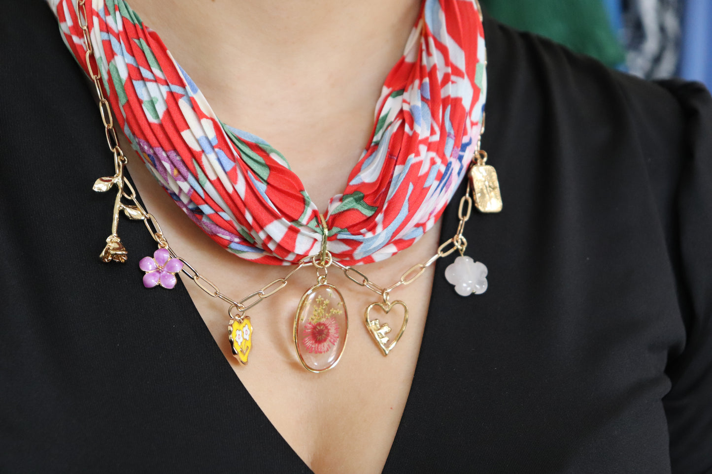 Rohira Scarf Necklace