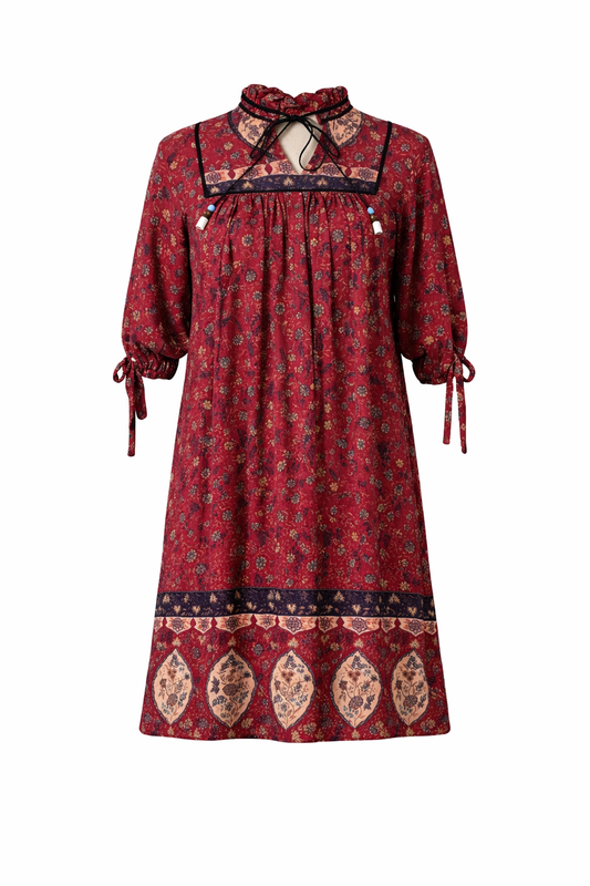 Vintage 1970's India Babydoll Dress