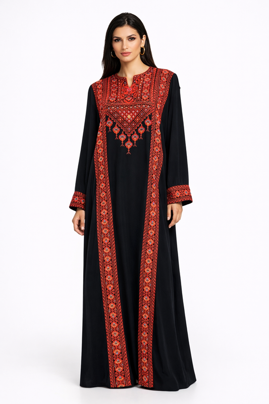 Ramallah Tatreez Thobe - Abaya
