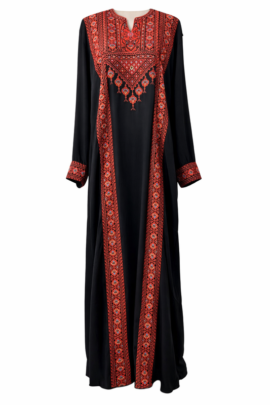 Ramallah Tatreez Thobe - Abaya