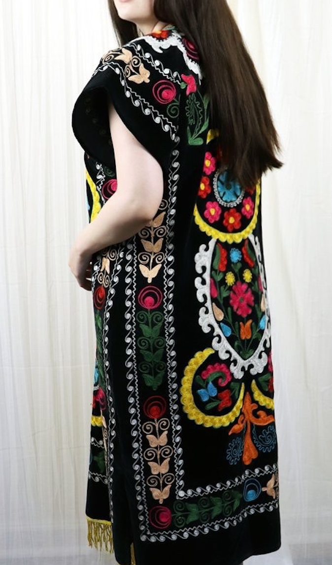 best fitting women's black dress pants Spring and Autumn Vintage Embroidered Pattern Long-sleeved Dress for Stylish Girls 110 (3-5Y) / Apricot main image 0