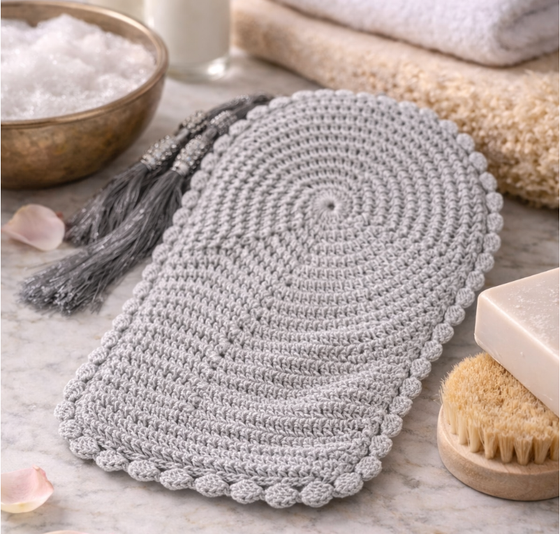 Artisan Hamam Bath Mitt - Gray