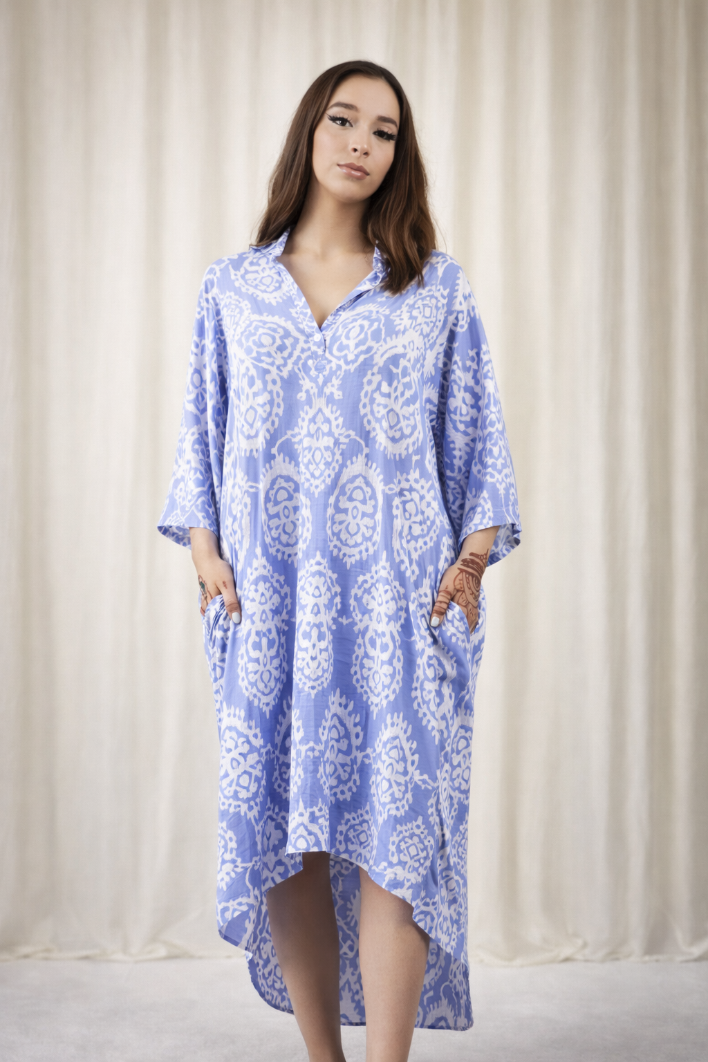 Sky Oasis Tunic-Caftan