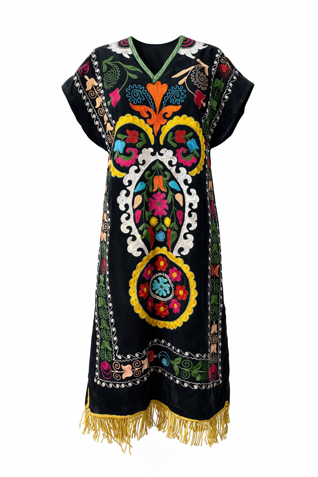 Vintage Handmade Suzani Dress – RUMI ROSE