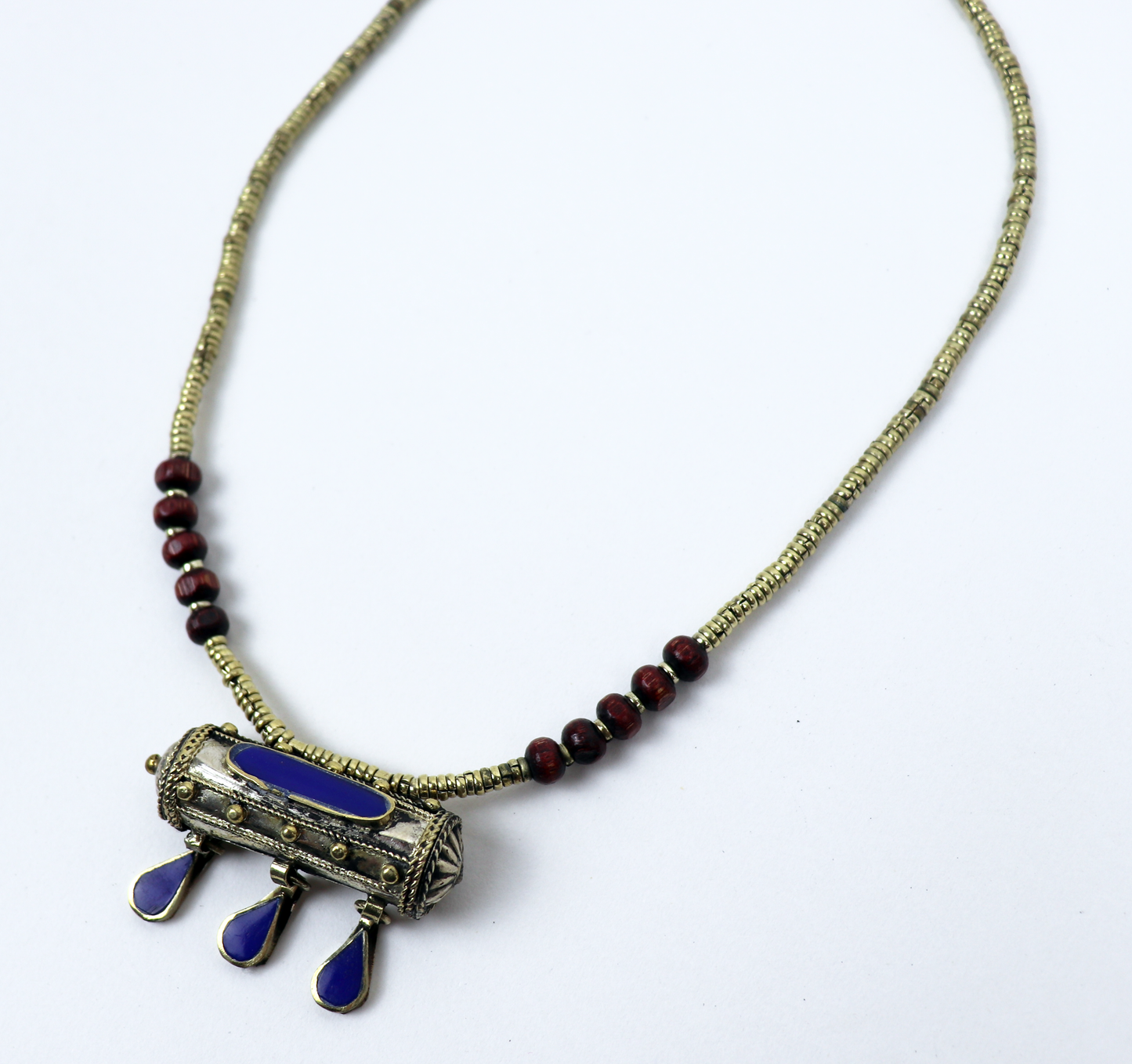 Lapis Lazuli Handmade Amulet Necklace