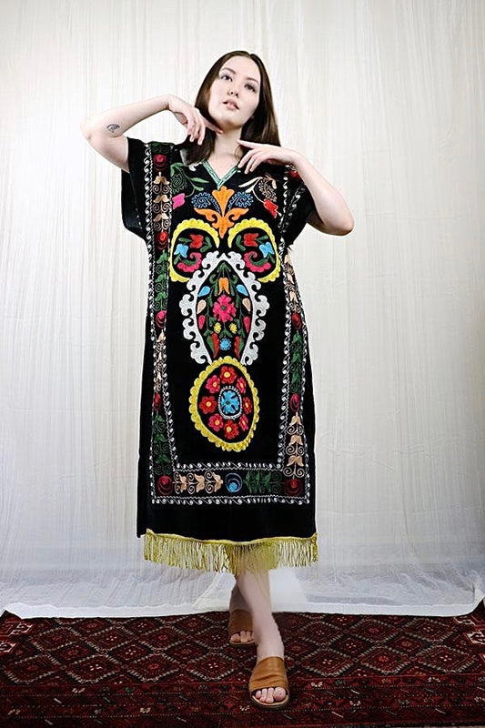 Vintage Handmade Suzani Dress