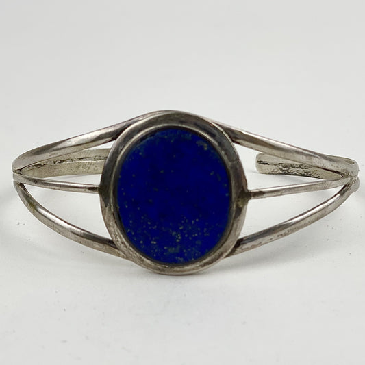 Lapis Lazuli Stone Cuff Bracelet