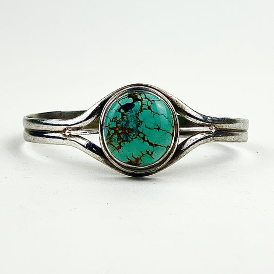 Turquoise Silver Cuff Bracelet