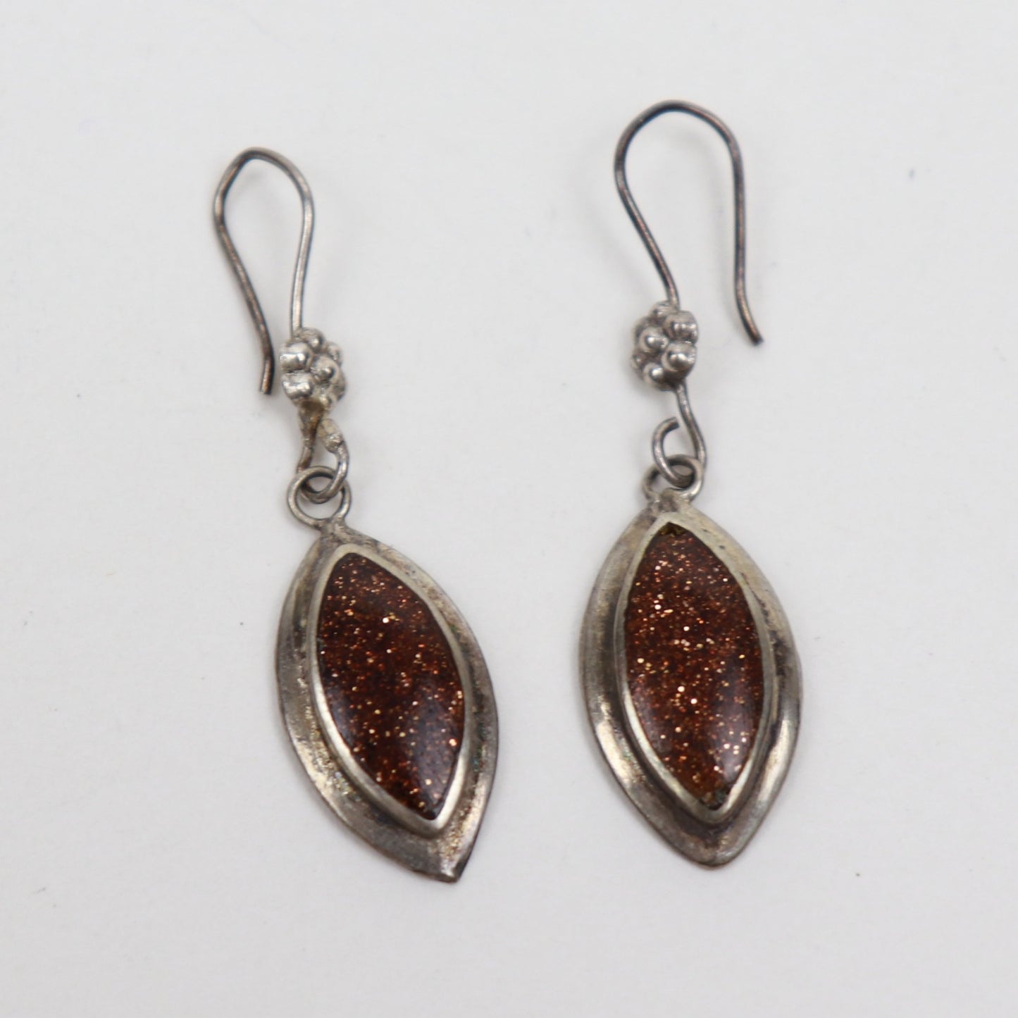 Brown Sparkly Earrings